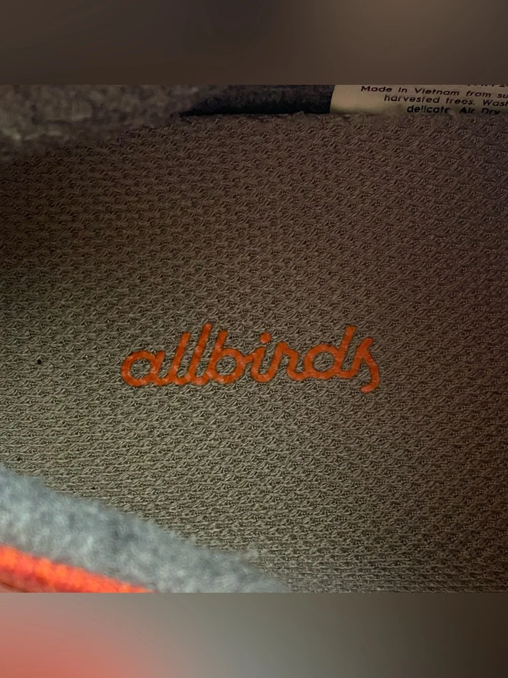 Allbirds Diablo Orange Trailrunner SWT Hiking Sporty Athletic Lace Up Sneakers 7